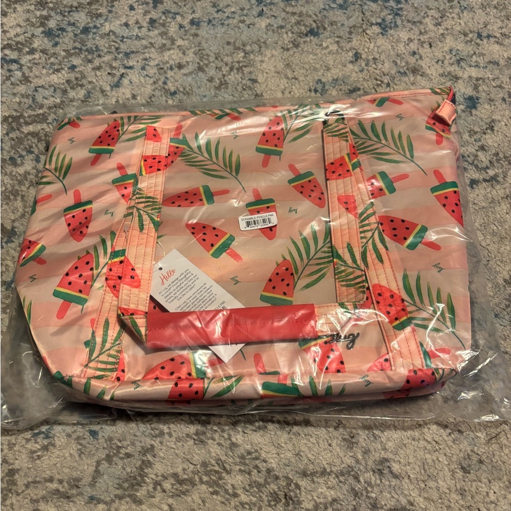 NWT Lug Scramble insulated bag in Popsicle Pink